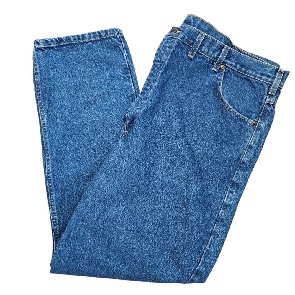 Carhartt Straight Traditional Fit‎ Denim Blue Jeans men's size 46X32